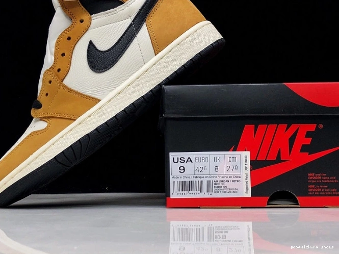 Rep the Retro Rookie of Air 1 Jordan High 555088-700 OG Year 0814
